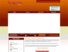 Tablet Screenshot of firsttransithotel.com